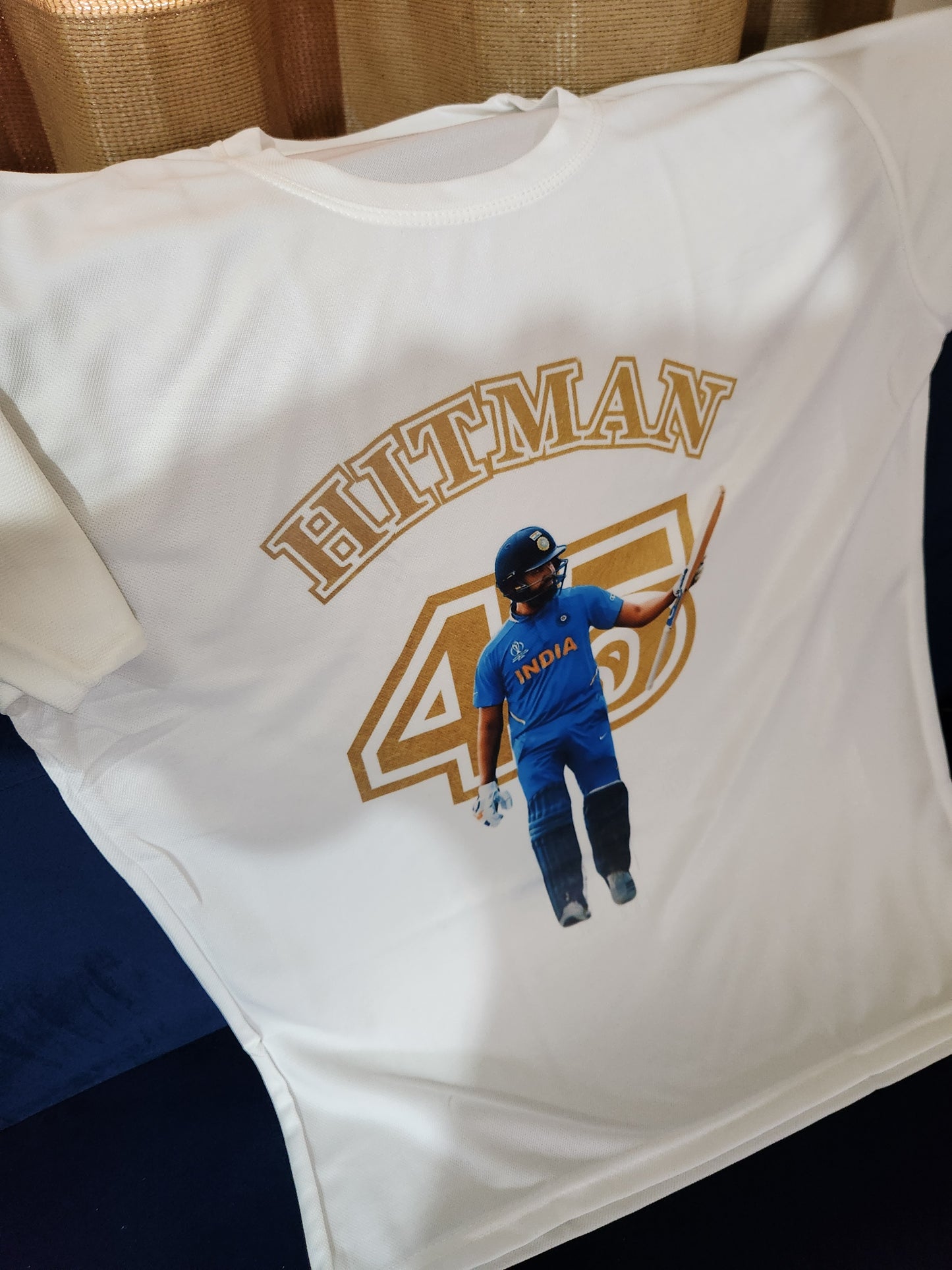 Rohit Sharma Fan T-shirt in Team India Jersey