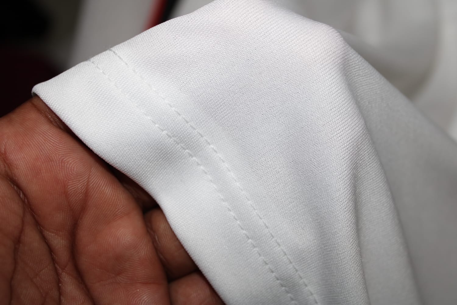 Smooth Polyester Jersey Polo Neck