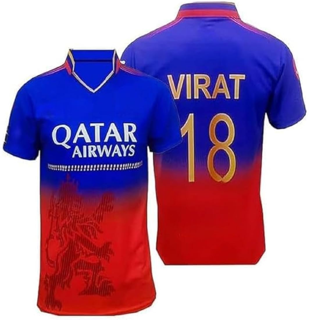 RCB Jersey 2025 (With Your Name)