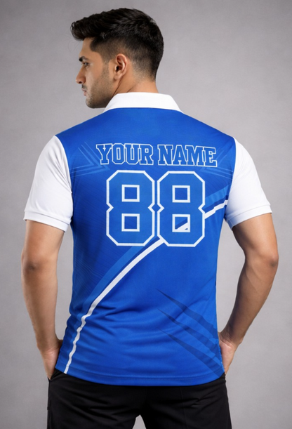 Sky blue Sports Jersey | Customizable Cricket Jersey