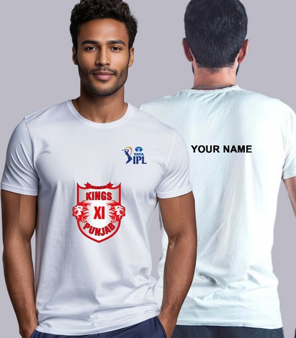 Kings 11 Punjab IPL T-shirt 2025 with Your Name