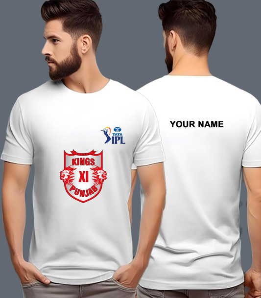 Kings 11 Punjab IPL T-shirt 2025 with Your Name