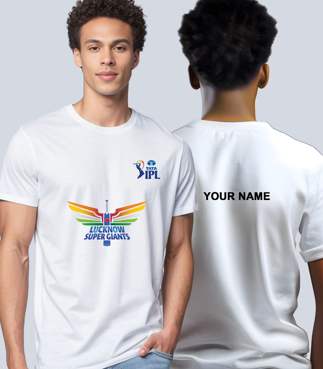 LSG IPL T-shirt 2025 with Your Name