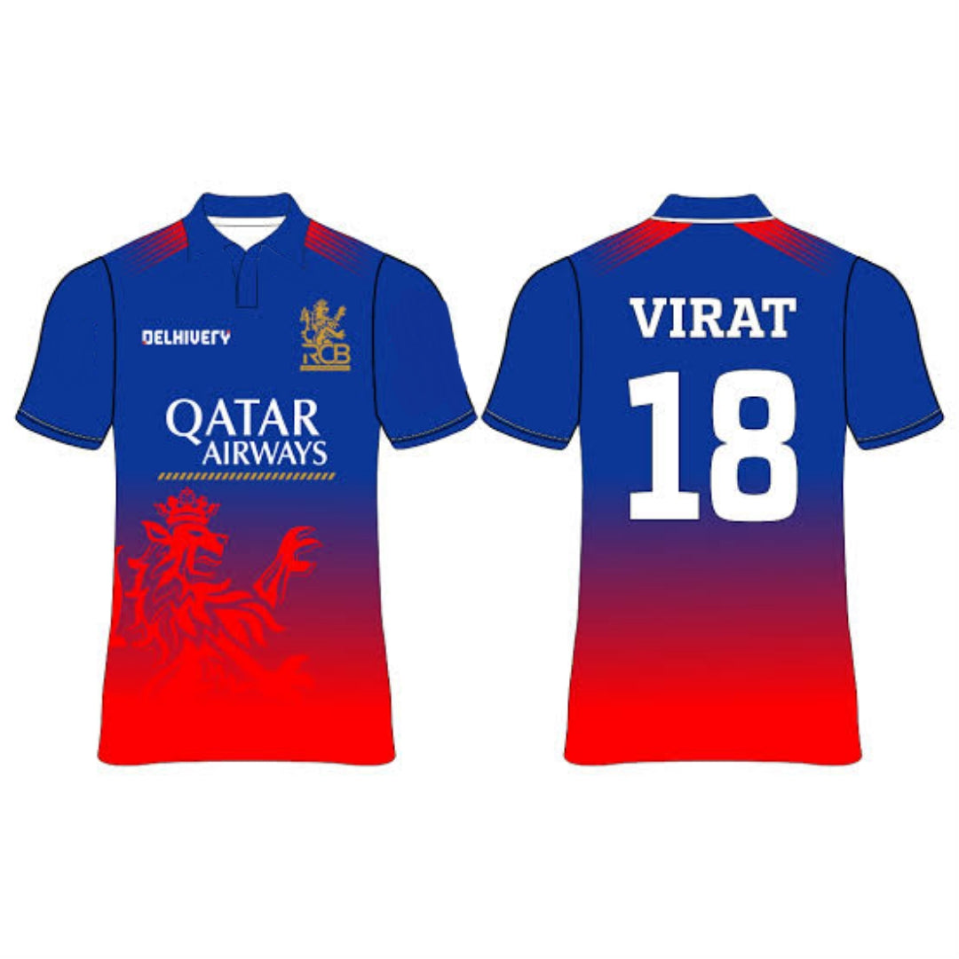 RCB Jersey 2025 (With Your Name)