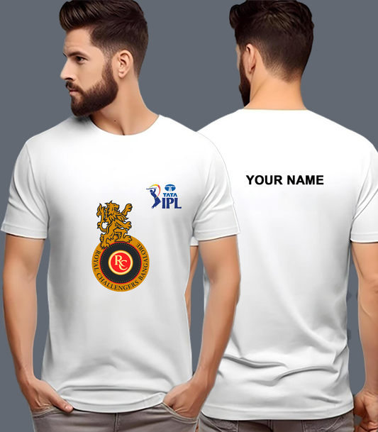 RCB IPL T-shirt 2025 with Your Name