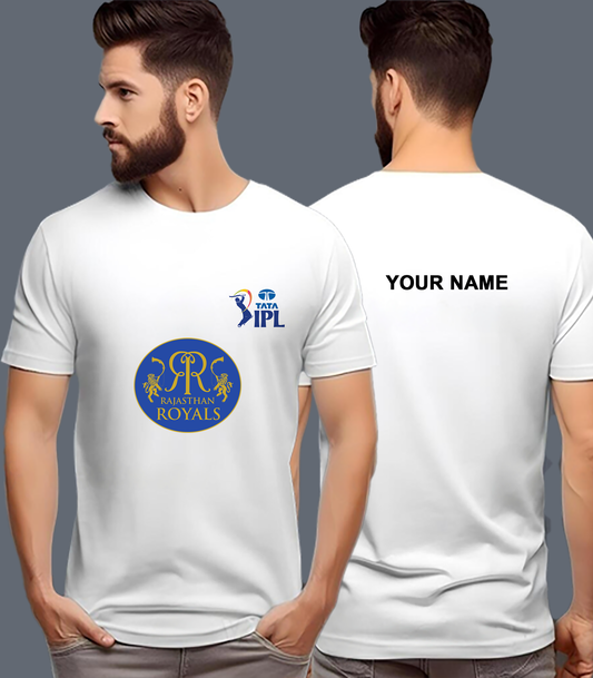 RR IPL T-shirt 2025 with Your Name