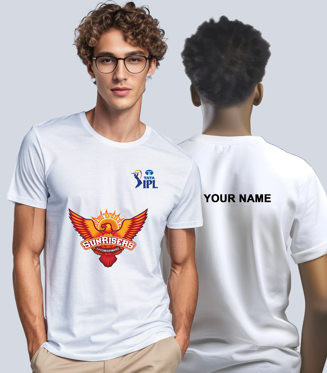 SRH IPL T-shirt 2025 with Your Name