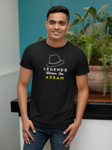 Legends born in Assam T-shirt