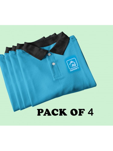 Homvery Polo T-shirt| Pack of 4
