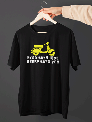 Head Says Ride|Biker Unisex T-shirt