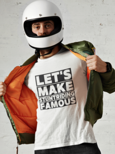 Let's Make Stunt riding Famous T-shirt