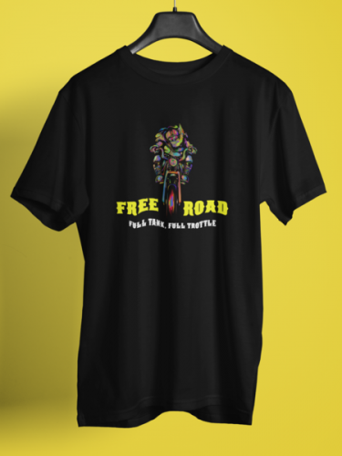Free Road Black T-shirt