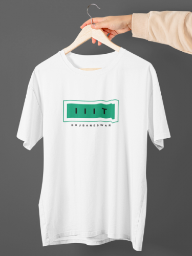 IIIT Bhubaneswar White T-shirt