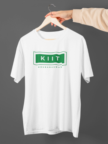 KIIT Printed White T-shirt |KIITAC