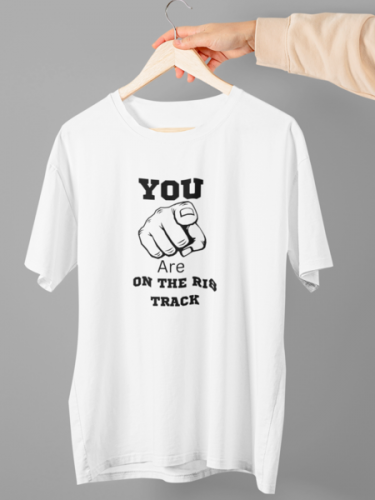 You Are On The Right Track T-shirt, Silicon Bhubaneswar