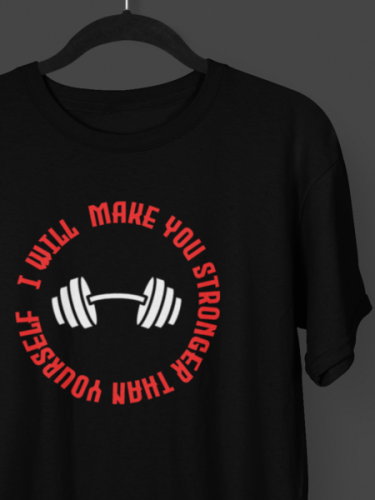 I will Make You Stronger Fitness Unisex T-shirt