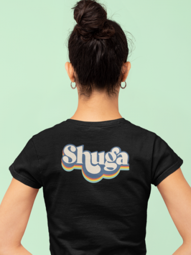 Shuga Tshirt |Black|Flaunt Doodle