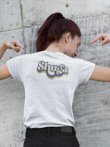 Shuga Tshirt |White |Flaunt Doodle