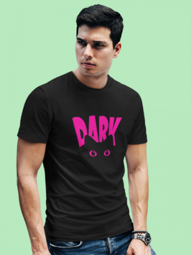 Dark Tshirt |Black |Flaunt Doodle
