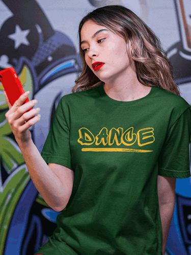 Dance Round Neck Unisex T-shirt