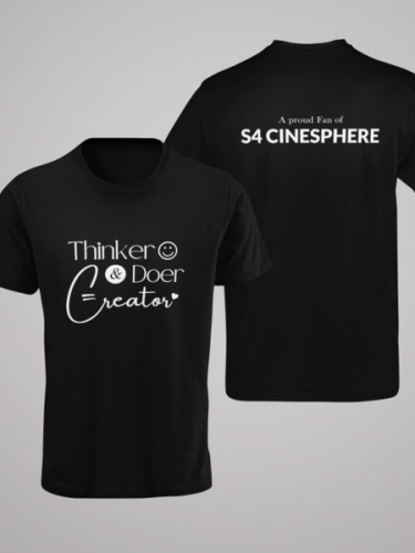 Thinker and Doer is a Creators Black T-shirt