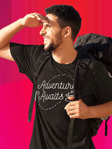 Adventure Awaits Travel T-shirt Unisex