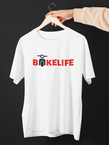 Bike Life White Unisex T-shirt