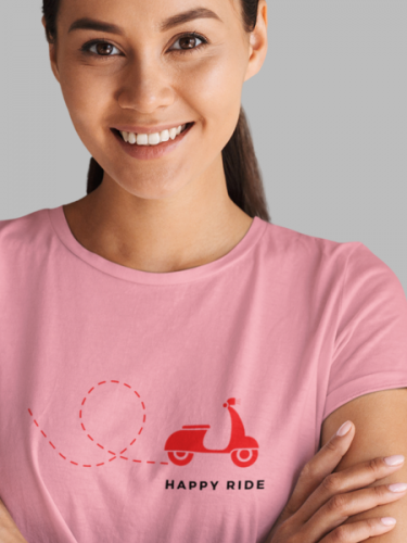 Happy Ride |Biker T-shirt