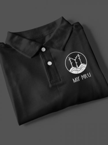Mor Mitti Official Polo Black T-shirt