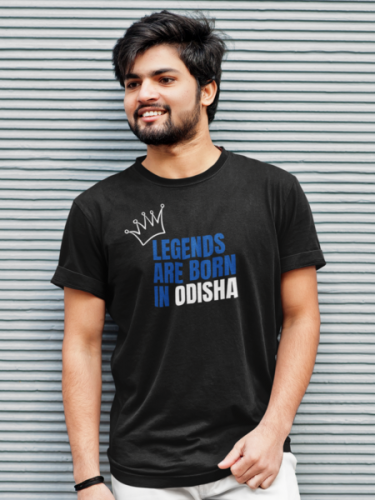 Legends are born in Odisha Unisex T-shirt