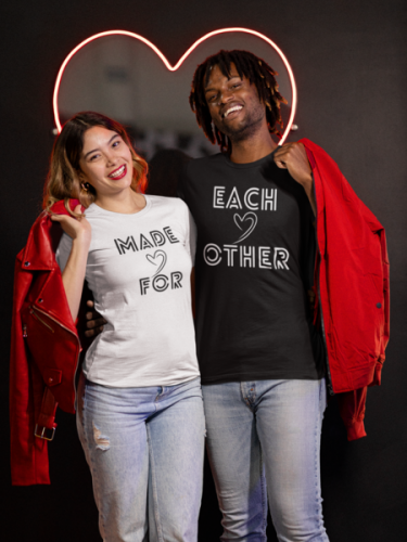 Couple t shirt made for each other