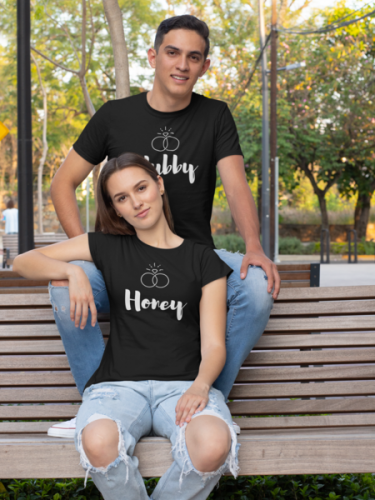 Couple t-shirt Honey Hubby