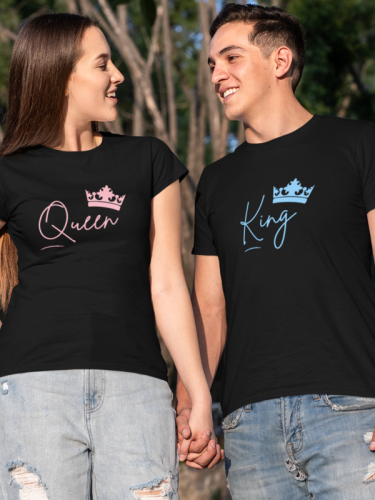 Couple tshirt King & Queen