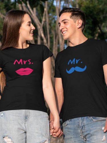 Couple t-shirt Mr & Mrs