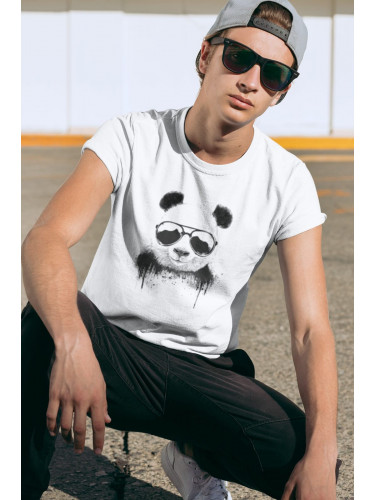 Panda White Tshirt  | Pixpire
