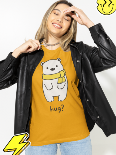 Hug me Cartoon T-shirt