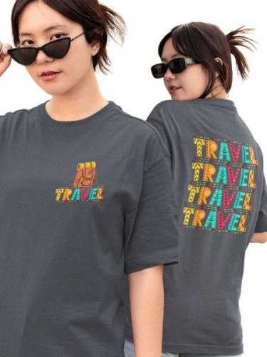  Travel Graphics Oversized Tshirt ,Travel Tshirt