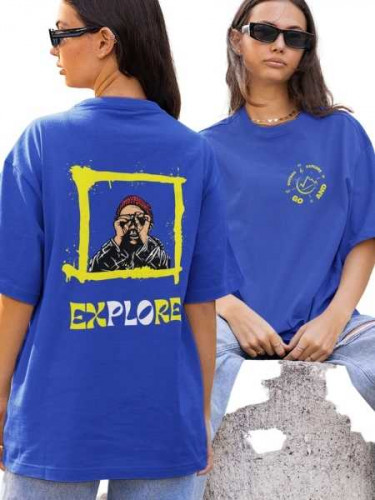 Explore Graphics Oversized Tshirt,Travel Tshirt